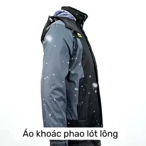 Áo Khoác Phao Nam Bigsize Dành Cho Người Mập Người Béo từ 80-140kg - Có Lót Bông Mềm Giữ Nhiệt Tốt - Phù Hợp đi học đi làm du lịch.