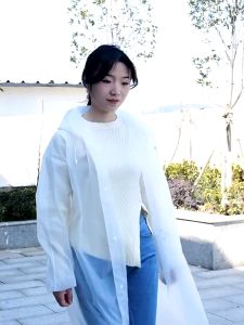 เสื้อกันฝน Rain coats เสื้อกันฝนอีวีเอ 90กรัม กันน้ำ แบบหนา เสื้อกันฝนผู้ใหญ่ นฝนผู้ใหญ่เสื้อกั raincoat เสื้อกันฝนแฟชั่น เนื้อผ้าใส่สบายทนทานกันฝนดีเยี่ยม