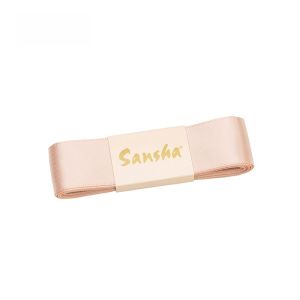 Sansha Ballet Pointe Shoe Elastic Strap Satin Wrap around Leg Tie for Ballet Pointe Shoes Professional Dance Fitness Supplies