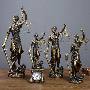 Bronze-like Themis Goddess Statue