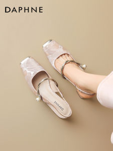 Daphne | Summer Nude New 2026 Coarse Heel Mary Jane High Heels For Qipao