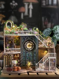DIY Wooden House Model Creative Birthday Gift