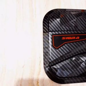 Tank Cover Tutup Bensin Mobil Daihatsu Sigra 2016 - 2019 Carbon