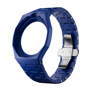 2 In 1 Strap + Case for Swatch x AP Royal Pop Pocket Watch Change to Wristwatch Ceramic+Silicone Band Wrist Strap Accessories
