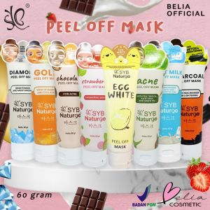 Juragan 47 - SYB Natur90 Peel Off Mask 60gr - Masker Komedo Naturgo - Masker Wajah - Masker Acne Jerawat - SYB Tube