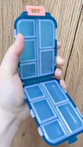 BFCC 10 Grids Moisture Proof Medicine Storage Organizer Case Box Portable Pill First Aid Container