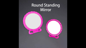 Round Standing Mirror - Classic Round Shape with Standing Design for Easy Placement