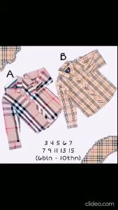 KEMEJA ANAK LAKI IMPORT MURAH LENGAN PANJANG KOTAK