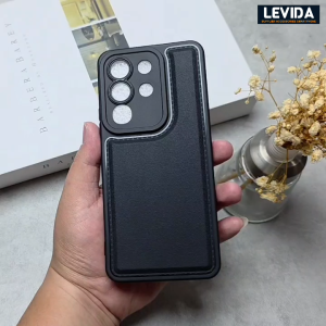 Luxury Case Leather Pro Kamera Black Vivo Y28 4G Vivo Y29 4G