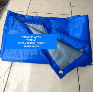 TERPAL PLASTIK A5 UK 2×5 METER KUALITAS SEDANG SERBAGUNA