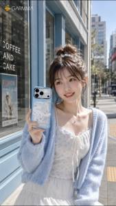 Sanrio My Melody Clear PC Phone Case with Anti Scratch Drop Protection for iPhone 17 18 Pro Max MYP40