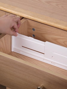 Adjustable Drawer Divider Organizer Expandable Drawer Partition Board Storage Separator for Kitchen Bedroom Office