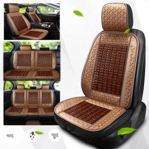 Summer Cool Bamboo Cushion Car Seat Cover Natural Bamboo Square Mat Massage Breathable Environmental Waterproof