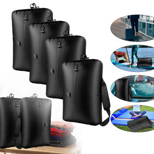 34L Vacuum Compression Bag with Adjustable Shoulder Strap and Hook Waterproof Reusable Vacuum Packing Cubes for Luggage Suitcase
