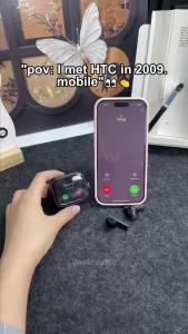 Tai Nghe Thể Thao Không Dây HTC NE40 TWS Bluetooth V6 Tích Hợp Chức Năng Giảm Tiếng Ồn AI Chống Nước Và Có Micro.