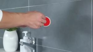 DiyHomeIpoh Rotatable 3 Hooks Hanging Hook Plastic Adjustable 180 Degree Punch Free Storage Holders Coat Hanger for Kitchen Bathroom