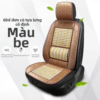 Bọc Ghế Ô Tô Mùa Hè Thoáng Khí Từ Tre