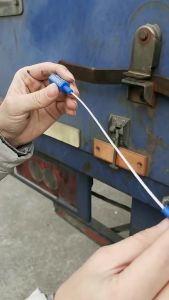 10pcs/Set Segel Kawat Segel Kontainer Bahan Baja Kabel Seal Security Seal Untuk Keamanan Truk