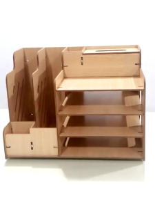 Kệ để đồ văn phòng gỗ nhiều ngăn Kệ đựng tài liệu kệ sách để bàn nhiều ngăn to đẹp chắc chắn