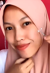 5pcs Box Brooch Safety Klip pin mutiara hijab Keronsang Muslim perhiasan selendang bros kerudung kepalaU型针纱巾夹头巾扣别针