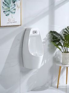 โถปัสสาวะชาย ส้วม โถปัสสาวะ ชาย เซรามิค แขวนผนัง ขนาดกลาง ท่อระบายน้ำสามารถปล่อยออกมาได้อย่างอิสระ