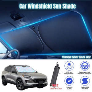 Universal Car Sunshade for Windshield UV Protector Foldable Car Umbrella for Car Truck SUV Van
