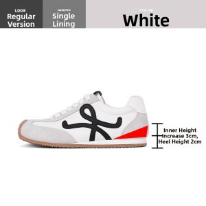 XIANNIWEI | Retro Casual Sports Hidden Heel Training Shoes 5cm
