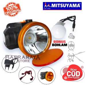 Senter Kepala LED 20W Senter Headlamp Camping Memancing Senter Charge USB Free Lampu USB 7 Watt Mitsuyama