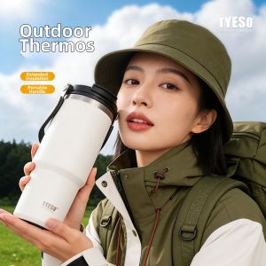 TYESO | Portable Outdoor Sports Insulated Mug 304 Stainless Steel