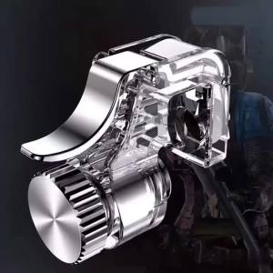 Data Frog | DATA FROG Metal PUBG Mobile Trigger Gamepad Gaming L1R1 Shooter Pubg Mobile Controller Smart Phone Fire Button Aim Key Joystick