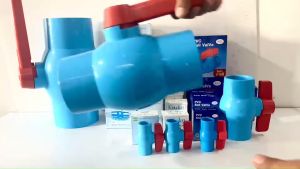 บอลวาล์ว 3 นิ้ว (ชิ้น) - วาล์วบอลวาล์ว บอลวาล์ว บอลวาล์วพีวีซี วาล์วพีวีซี PVC วาล์ว ball valve อุปกรณ์ประปา ตราไทยเฟิง TF - จัดส่งเร็วมาก