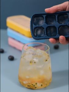 8 Cube Silicone Baby Food Puree Mold Ice Tray Ice Cube Food Frozen Cube Maker Lid Bekas Pembuat Ais Batu Barang Baby Panda House