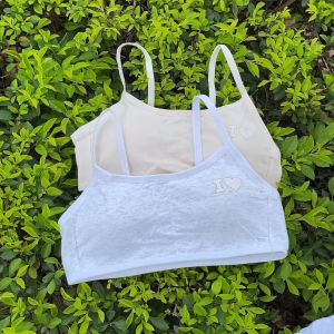 Áo ngực bra học sinh CoAndCom chất liệu cotton thông thoáng co giãn an toàn cho da