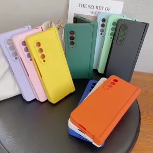 ShockProof Hard Case Compatible For Samsung Galaxy Z Fold 3 Fold 4 Fold 5 Fold 6 Z Fold 7 5G Colour Casing Phone Back Cover Full Protection