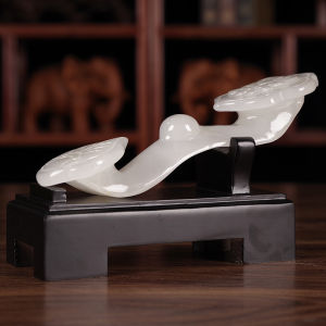 Natural Jade Peace And Happiness Ornaments Office Living Room Bar Cabinet Decorations Moving Opening Gifts Fortune Teller