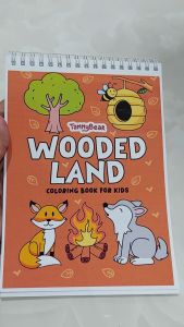 Fun & Easy Wooded Land Coloring Book for Kids Ages 4+ A5 Size