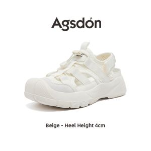 Agsdon | Breathable Versatile White Sandals