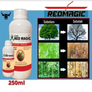 New Red Magic Pembasmi Gulma Herbicides - Pesticides Biologis Terlaris Beli 3 Gratis 1 Botol