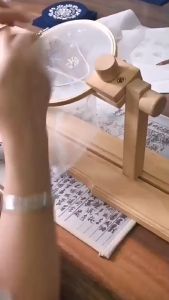 DIY ชุดเย็บปักถักร้อยดอกทานตะวันโปร่งใส Organza หัตถกรรมวัสดุสำหรับผู้เริ่มต้นผู้ใหญ่เข็มศิลปะตกแต่งบ้าน