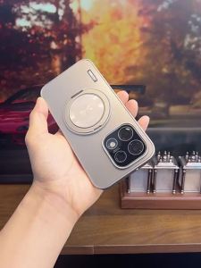 SIMERST | Protective Scratch Resistant Grip Matte Magnetic Stand Phone Case