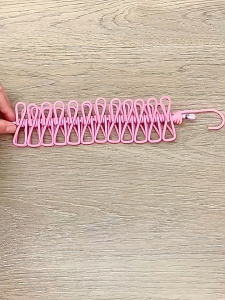 12Pcs Set Portable Clothes Drying Rack With Clip Retractable Windproof Rope Heavy Duty For Outdoor Camping Clothesline