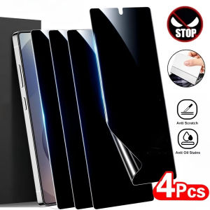 1-4PCS Anti-Spy Screen Protectors For Samsung S24 Ultra S25 S24 FE S23 Plus S23 Ultra 5G S22 Plus S25 Edge Privacy Hydrogel Film