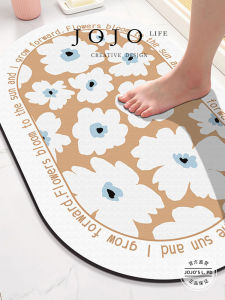 JOJOS L. PD.Cry Absorbent Water Floor Mat Soft Silicon Dendroid Anti-Slip Quick Dry Door Mat Entrance Hallway Home Decor