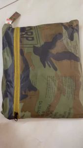 Bộ Quần Áo Mưa Vải Dù Rằn Ri Cao Cấp