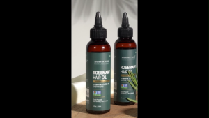 MAJESTIC PURE Rosemary Hair Oil | Cold-Pressed Non-GMO | Biotin Jojoba & Castor Oil | Thicker Fuller Hair | 118ml