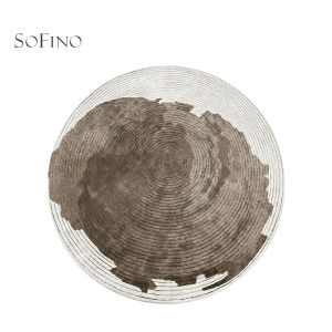 SoFINO | Luxurious Gradient Color Handmade Wool Living Room Carpet