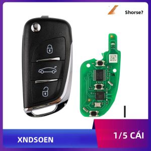 1/5 Chiếc Xhorse XNDS00EN DS Phong Cách Không Dây Đa Năng Từ Xa Chìa Khóa 3 Nút-Bộ Điều Khiển Từ Xa Đa Năng Key Fob Cho Ô Tô