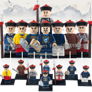 Ancient Military Soldier Qianlong Dynasty Guard Mini Figures