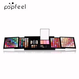 POPFEEL Makeup(eyeshadow blush lip gloss concealer) a mirror and tools—all-in-one. Perfect Women gift for loved ones.
