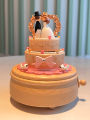 Prince Princess Music Box Wooden Rotating Octave Birthday Gift Creative Christmas Friend Jeancard Taiwanese Home Decor Accessories. 